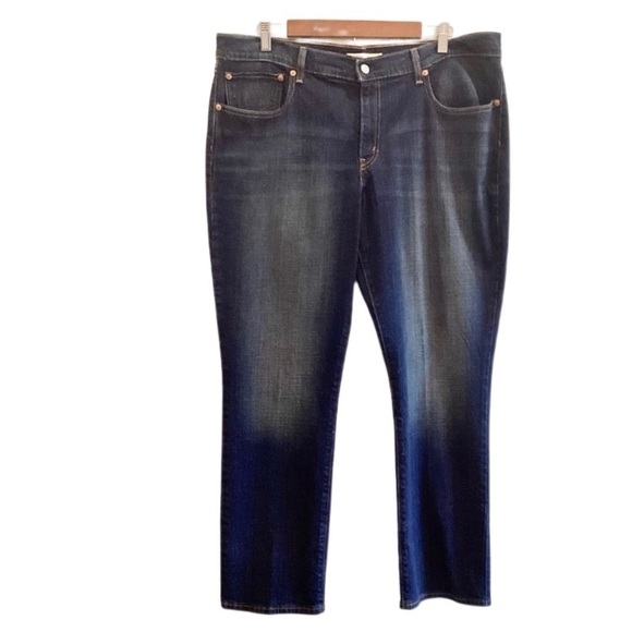 Levi's 414 Relaxed Straight Plus Size 33/29 Mid Rise Women's Denim Stret… - Picture 1 of 12